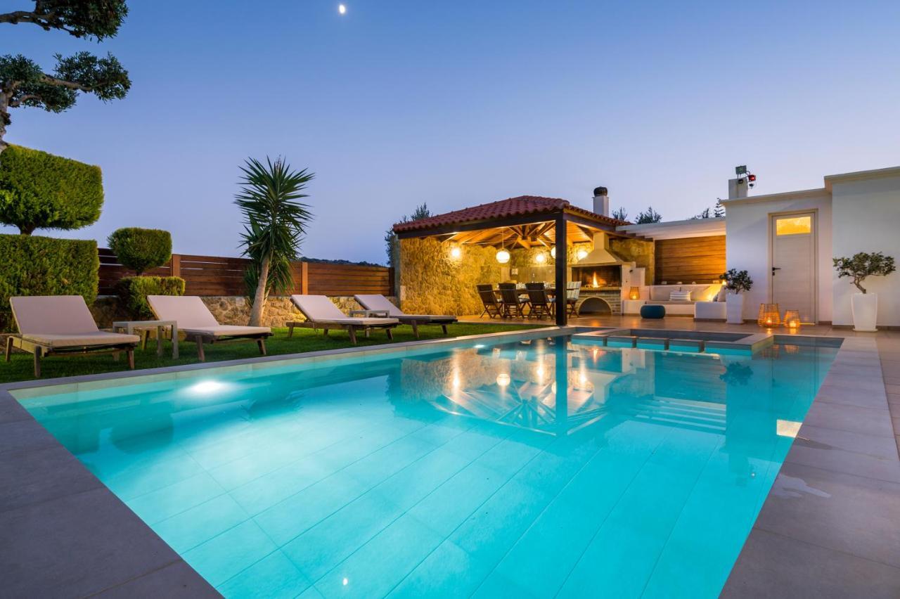 Villa Georgia Heated Pool & Jet-Tub Колимварион Экстерьер фото