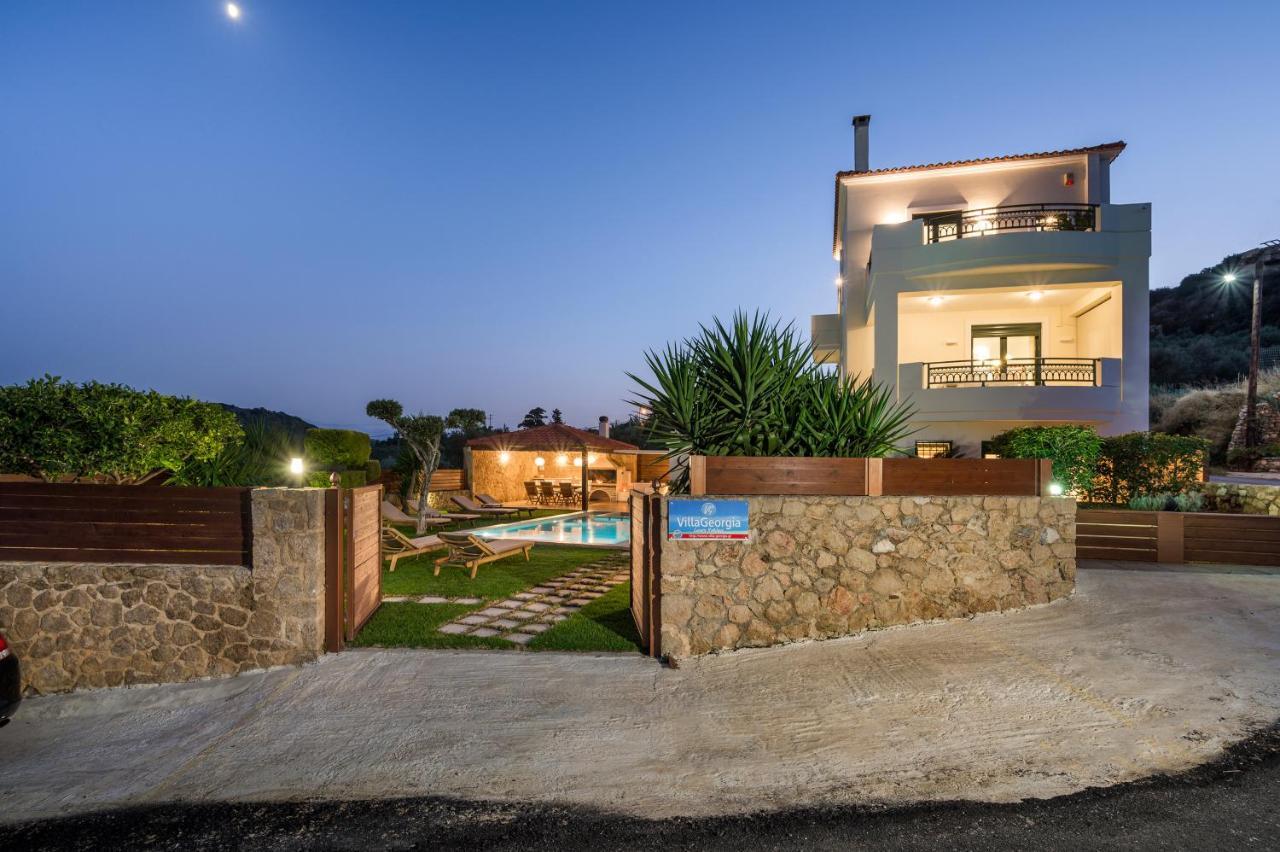 Villa Georgia Heated Pool & Jet-Tub Колимварион Экстерьер фото